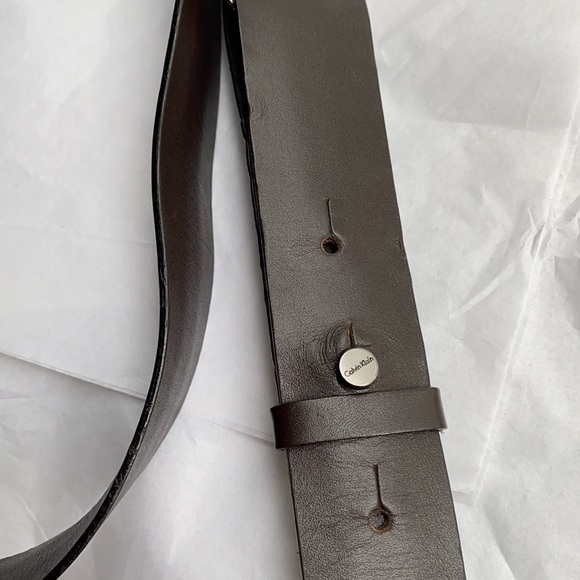 CalvinKlein couture worn suede messengercrossbody - Picture 8 of 8